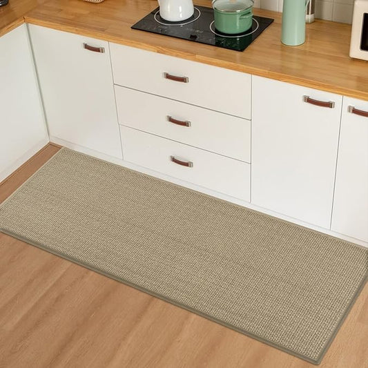 Artoid Mode Washable Non Slip Rubber Backing Kitchen Rugs Doormat, Absorbent Kitchen Floor Mats Front of Sink Kitchen Mats for Floor Home Decor 20x48 Inch