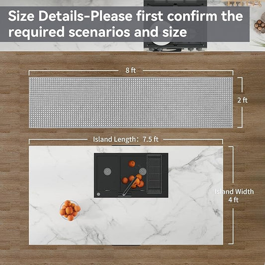 Boho 2x8 ft Runners for Hallways Extra Long Woven Washable Kitchen Runner Mat Rugs Non Slip, Soft Entryway Laundry Hall Floor Runner Carpet for Indoor Backdoor Bedroom Hallway Living Room, Gray
