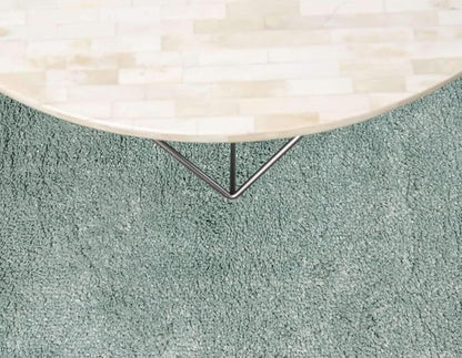 Unique Loom Solo Collection Area Rug - Calabasas (2' 2" x 3' 1" Rectangle, Light Blue)