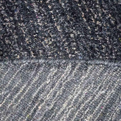 Hand Knotted Loom Wool ECO-Friendly Area Rugs - 10'x10', Square, Dark Red Color, Solid Plain Design, High Pile Handmade Anti Skid Area Rugs for Living Room, Bed Room (L00111)