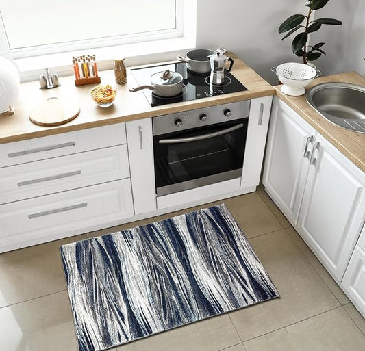 Keen Home Design Area Rugs - 2x3 Non-Shedding, Abstract Rugs for Kitchen, Living Room, Bedroom, Dining Room, Entryway - Size: 2' x 3', Multi
