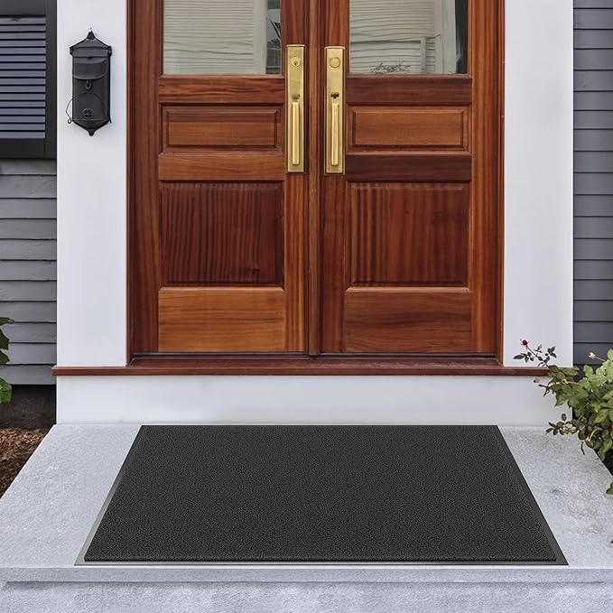Amyracel Front Door Mat Indoor Outdoor Entrance, 36" x 72" All-Season Waterproof Doormat for Enterway, Heavy Duty Commercial Floor Mat, Fade Resistant, Rubber Back, Low Profile, Easy Clean