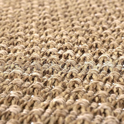 Easy Jute Rugs 6x9 Natural Color Living Room Indoor Outdoor Area Rug for Farmhouse Patio and Kitchen Rug High Traffic Washable Easy to Clean Solid Boho Woven Design Outside Carpet (6 x 9)
