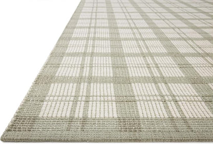 Loloi Magnolia Home by Joanna Gaines Ryder Collection RYD-01 Sage/Ivory 8'-6" x 11'-6" Area Rug