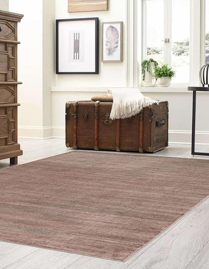 Unique Loom Finsbury Collection Area Rug - Kate (4' 1" x 6' 1" Rectangle, Brown)