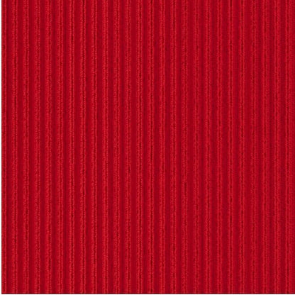 Ottomanson Non Slip Rug with Scraper Pile Durable for Indoor and Outdoor Use - Old Series, 2'7" x 10' (Runner), Red