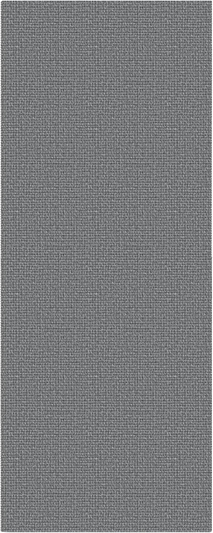 EARTHALL Washable Runner Rug 2x6 Ft Non Slip Runners for Hallways Cotton Rubber Backed Kitchen Runner Braided Indoor Floor Carpet Runners for Entryway, Hallway, Kitchen, Bedroom, Charcoal Gray