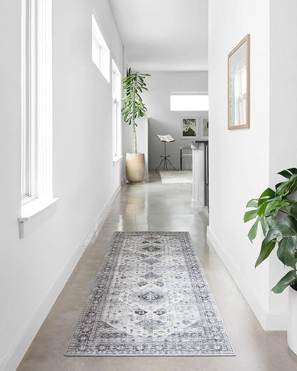 Loloi Skye Collection SKY-02 Silver/Grey 7' x 9' Oval Area Rug