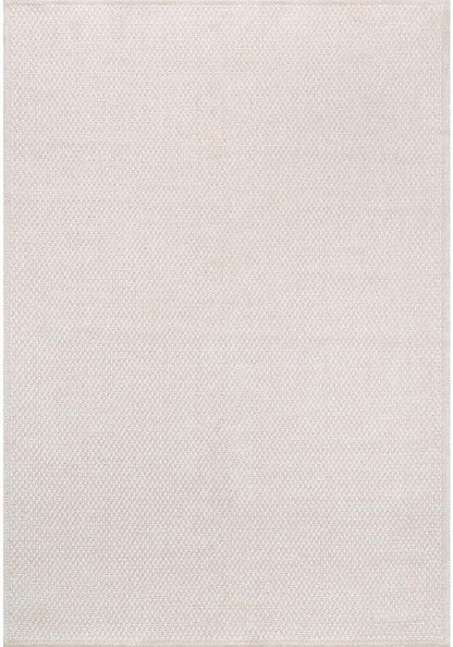 CAMILSON Easy Jute Rug 4x6, Indoor Outdoor Off-White Farmhouse Area Rugs for Living Room Patio and Kitchen Rug, Solid Woven Design, Easy-Cleaning, Washable Outside Carpet Alfombras (4 x 6)