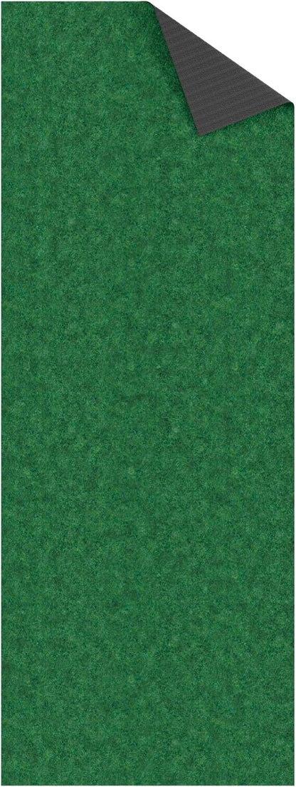 Ottomanson Mud Mat 2' x 2' Entryway Rug - Non-Slip Scraper Doormat for Muddy Paws, Dirt Trapping Indoor/Outdoor Mat for High-Traffic Areas, Kitchen, Garage, Patio, Green