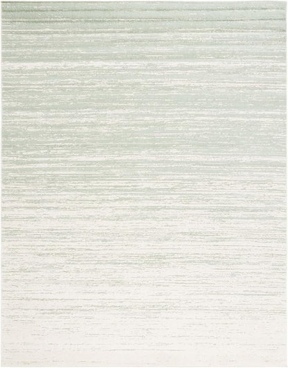SAFAVIEH Area Rug 10x14 - Adirondack Collection - Large - Sage & Ivory, Modern Ombre Design, Non Shedding & Easy to Clean, Ideal for Living Room, Bedroom, Office, Dining Space (ADR113X)