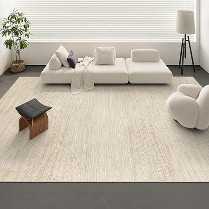 Valenrug Washable Rugs 8x10 - Non Slip 8x10 Area Rugs for Living Room, Stain Resistant Area Rugs for Bedroom, Foldable Machine Washable Area Rug(8'x10', Beige)