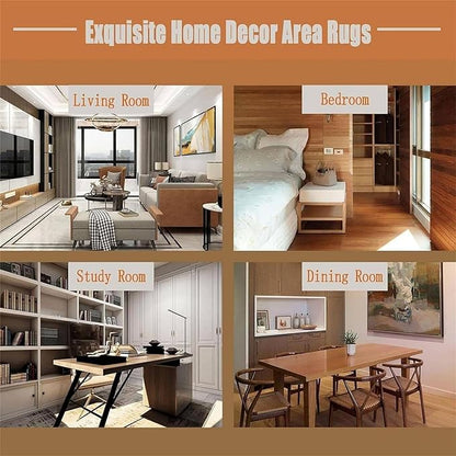 Black Gold Marble Texture Entryway Carpet, 2x6ft, Greek Key Geometric Design Bedroom Rug, Abstract Gold Crack Breathable Floor Rugs, No Crease Washable Carpets for Front Door