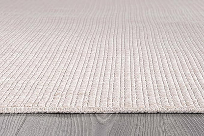 Beverly Rug Easy Jute Off White Rug 8x10 Solid Washable Durable Outdoor Indoor Area Rugs for Living Dining Room Patio Office Stain Resistant Non Shedding Casual Indoor Outside Carpet 8 x 10 Off-White