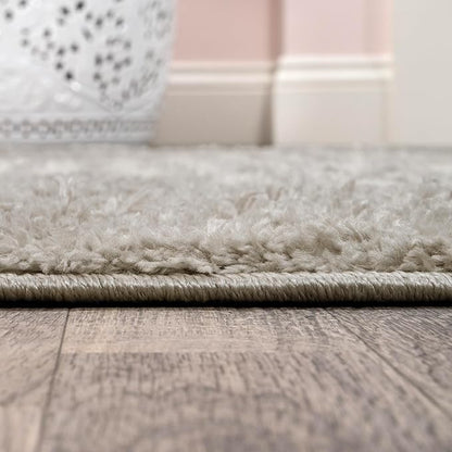JONATHAN Y Elm Diamond Stripe Shag Gray/Ivory Indoor Area Rug, 3x5, Geometric, Bohemian, Contemporary, Easy-Cleaning for Living Room, Bedroom, Kitchen, Pet Friendly, Non-Shedding (MOH408B-3)