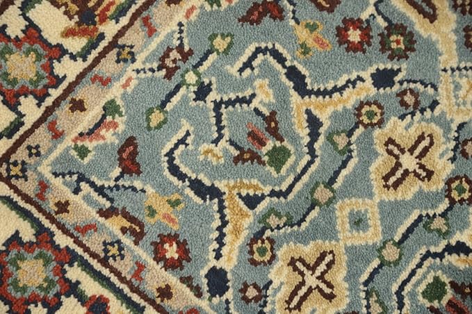 Transitional Collection 5' 0'' X 2' 11'' Rug Rug, All-Over 100% Wool Carpet for Home Décor, Foyer and Hallway