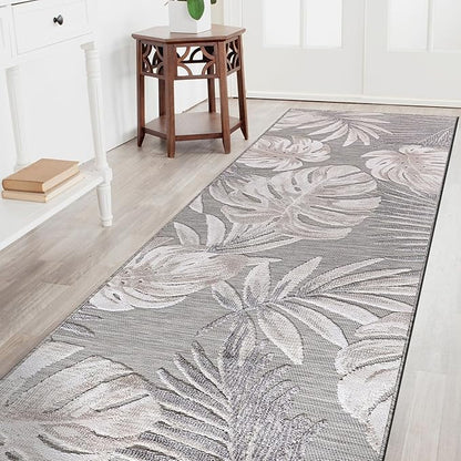CAMILSON Runner Outdoor Rugs Oriental Retro Traditional Floral Medallion Area Rug 2x7 Non-Shedding Stain Resistant Indoor Carpet for Bathroom Hallway Kitchen Office (2 x 7 / Beige)
