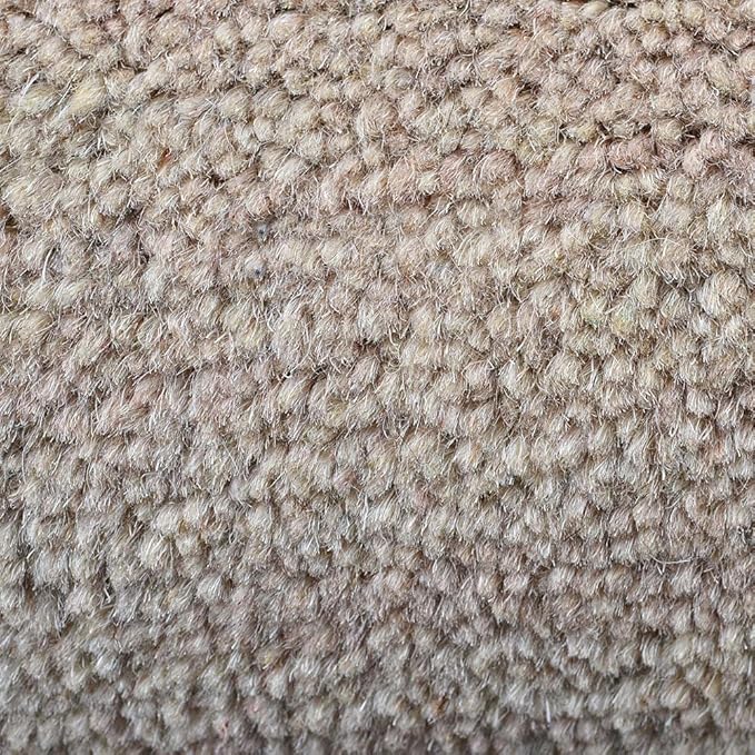 Hand Knotted Loom Wool ECO-Friendly Area Rugs - 2'6''x10', Runner, Beige Color, Solid Plain Design, High Pile Handmade Anti Skid Area Rugs for Living Room, Bed Room (L00111)