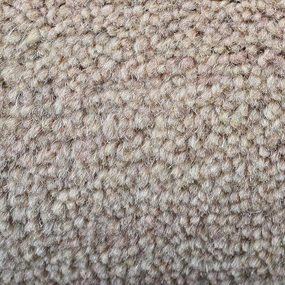 Rugsotic Carpets Hand Knotted Loom Wool ECO-Friendly Area Rugs - 2'6''x6', Runner, Beige Color, Solid Plain Design, High Pile Handmade Anti Skid Area Rugs for Living Room, Bed Room (L00111)