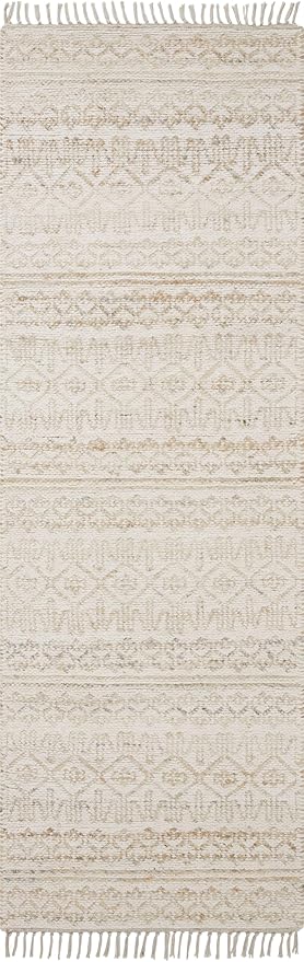 Loloi Angela Rose Rivers Collection RIV-03 Sand/Ivory 2'-3" x 3'-9" Reversible Accent Rug