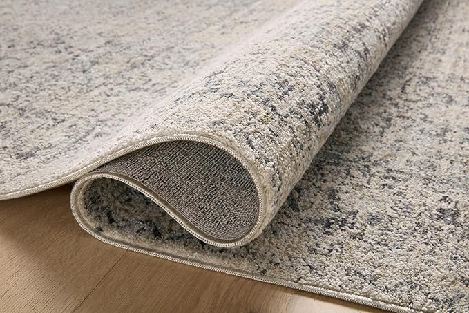 Loloi Amber Lewis Alie Collection ALE-01 Stone/Mist 2'-7'' x 12'-0'', .13'' Pile Height, Runner Rug