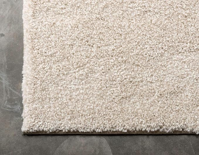 Unique Loom Solo Collection Area Rug - Calabasas (2' 2" x 6' 7" Runner, Ivory)