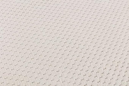 CAMILSON Modern Runner Rug 2x7 Luxury Pebble Pattern Micro Loop Hallway Rugs Soft High-Low Pile Stain Resistant Easy to Clean Non-Shedding Durable Entryway Kitchen Indoor Area Carpet (White)