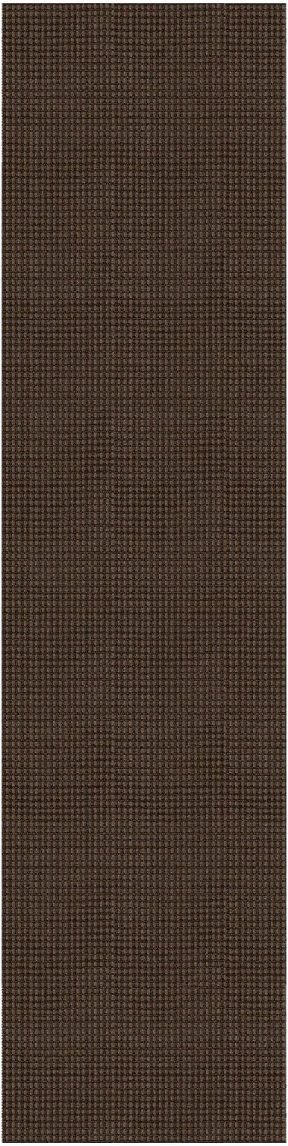 Braided Runner Rug 2x8 Ft Washable Runners for Hallways Non Slip Rubber Backed Kitchen Runners Cotton Entryway Runner Indoor, Woven Floor Carpet for Hall Kitchen Bedroom, Brown