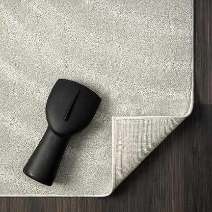 LUXE WEAVERS Modern Geometric Wave Gray 4x6 Area Rug