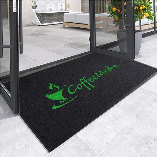 Custom Rugs with Logo Doormat Runner Personalized Commercial Area Carpet with Any Size Color Logo Shape Pattern Non Slip Rugs for Indoor Outdoor