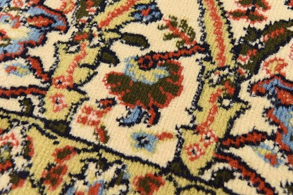 Unique Loom Espahan Collection Area Rug - Cape Cod (2' 7" x 10' Runner, Cream/ Black)