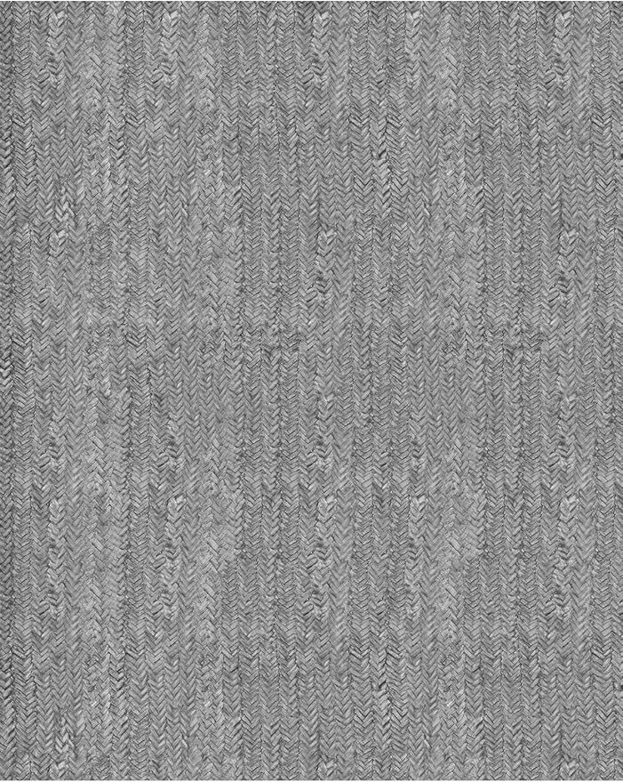 Eleisa Modern Vintage 5x7 Herringbone Chevron Area Rug for Living Room, Light Grey, Non-Slip Stain Resistant Washable Rug, Farmhouse Home Decor Carpet for Bedroom, Kitchen, Dining Room