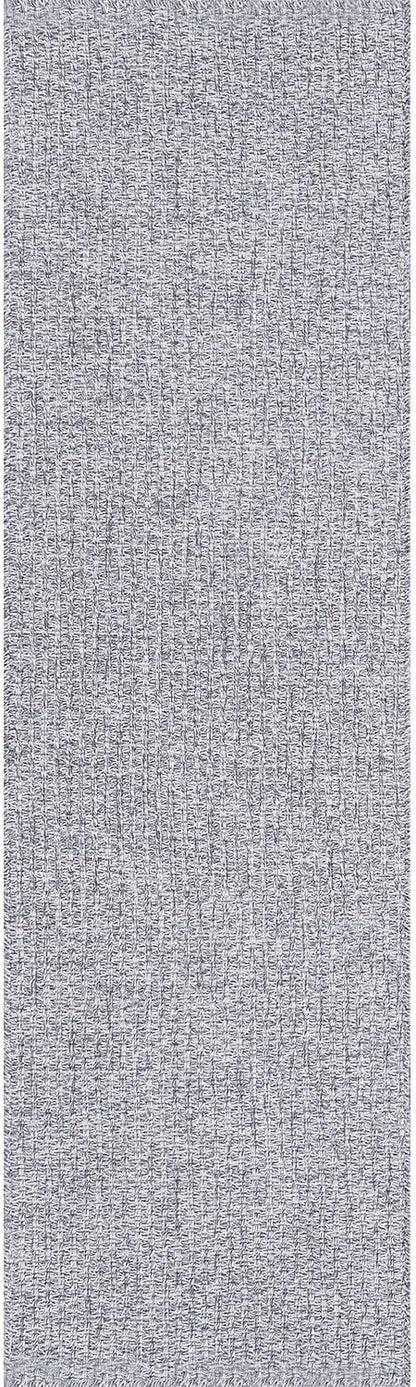 Easy Jute Rugs 2x7 Gray Color Living Room Indoor Outdoor Runner Rug for Farmhouse Patio and Kitchen Rug High Traffic Washable Easy to Clean Solid Boho Woven Design Outside Carpet (2 x 7)