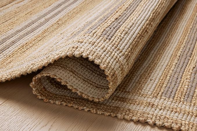 Loloi Chris Loves Julia Judy Collection JUD-03 Natural/Dove 7'-9" x 9'-9" Area Rug