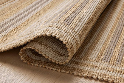 Loloi Chris Loves Julia Judy Collection JUD-03 Natural/Dove 7'-9" x 9'-9" Area Rug