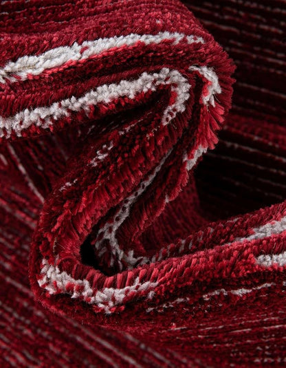 Unique Loom Finsbury Collection Area Rug - Kate (5' 3" x 8' Oval, Red)