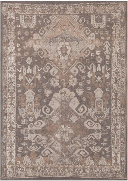 LUXE WEAVERS Moroccan Floral Beige 5x7 Area Rug for Living Room