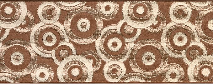 Custom Size Long Brown Hallway Runner Rug | Cut to Length 2'3" x 17' (Runner) | Non-Slip & Machine Washable | REMNAZ