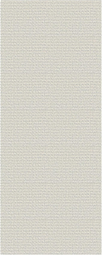 EARTHALL Woven Runner Rug 2x6 Ft Washable Runners for Hallways Cotton Rubber Backed Kitchen Runner Braided Indoor Floor Carpet Runners for Entryway, Hallway, Kitchen, Bedroom, Cream/Grayish