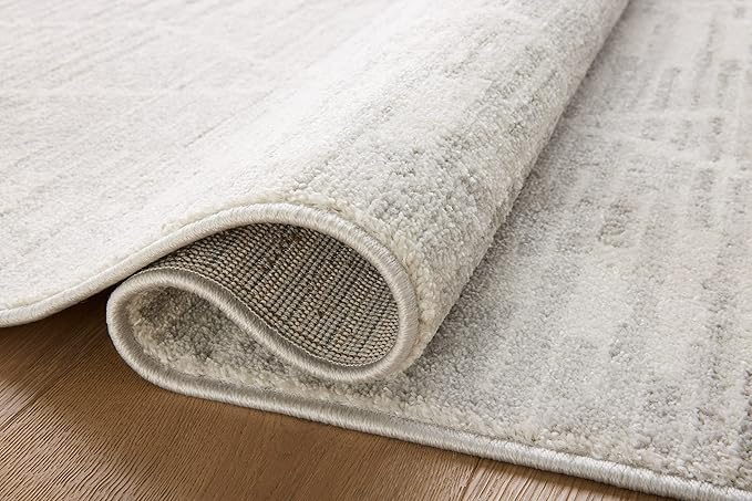 Loloi Kamala Collection KAM-02 Ivory/Silver 2'-7" x 10'-0" Runner Rug