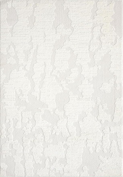 Abani Nomad Cream Area Rug 2' 6'' x 8' for Living Room, Bedroom - Abstract Pattern - Durable & Easy to Clean