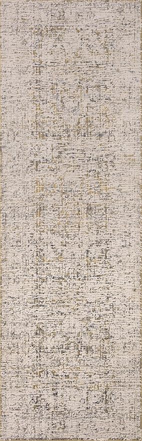 Loloi Amber Lewis Alie Collection ALE-05 Gold/Beige 2'-7'' x 12'-0'', .13'' Pile Height, Runner Rug