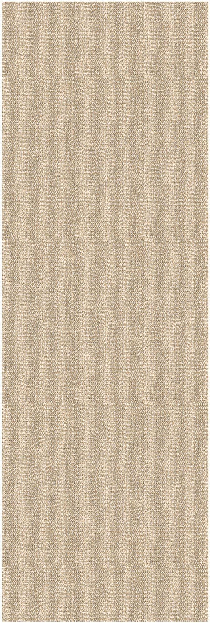 EARTHALL Washable Runner Rug 3x8 Ft Non Slip Runners for Hallways Wide Cotton Rubber Backed Kitchen Runner Braided Indoor Floor Carpet for Entryway, Hallway, Kitchen, Bedroom, Golden Beige/White
