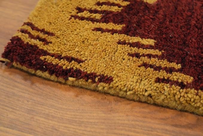 Modern Collection 9' 8'' X 2' 8'' Runner Rug Rug, All-Over 100% Wool Carpet for Home Décor, Foyer and Hallway