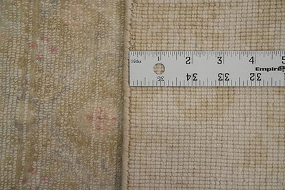 Rug Source Transitional Collection, 5x8 Rug, Hand Knotted Beige & Ivories All-Over Rug, Oriental Viscose Silk Carpet for Foyer, Entryway and Hallway