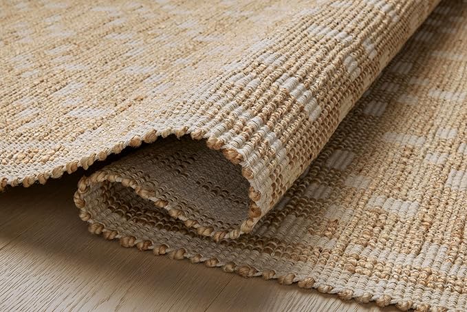 Loloi Chris Loves Julia Judy Collection JUD-07 Natural/Ivory 2'-6" x 7'-6" Runner Rug