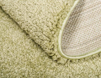 Unique Loom Solo Collection Area Rug - Calabasas (6' 1" Round, Light Green)