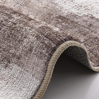 LUMI 4x6 Washable Low-Pile Area Rug for Living Room, Ultra Soft Modern Abstract Rugs Non Slip with Rubber Backing, High Traffic, Stain Resistant Carpets, Ideal for Bedroom, Dining Room, Indoor