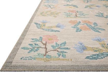 Loloi Rifle Paper Co. Rosa Collection RSA-03 Cream 2'-3" x 3'-9" Accent Rug