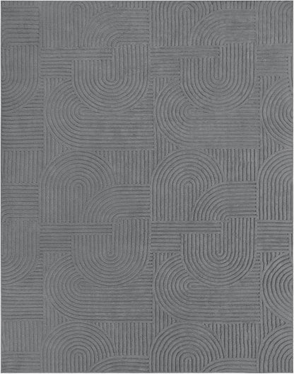 Pauwer 8x10 Washable Area Rugs for Living Room Modern Grey Solid Color Soft Fluffy Rugs for Bedroom Non Slip Boho Accent Indoor Mat Floor Carpet Cover for Kids Room Dining Room Kitchen Office